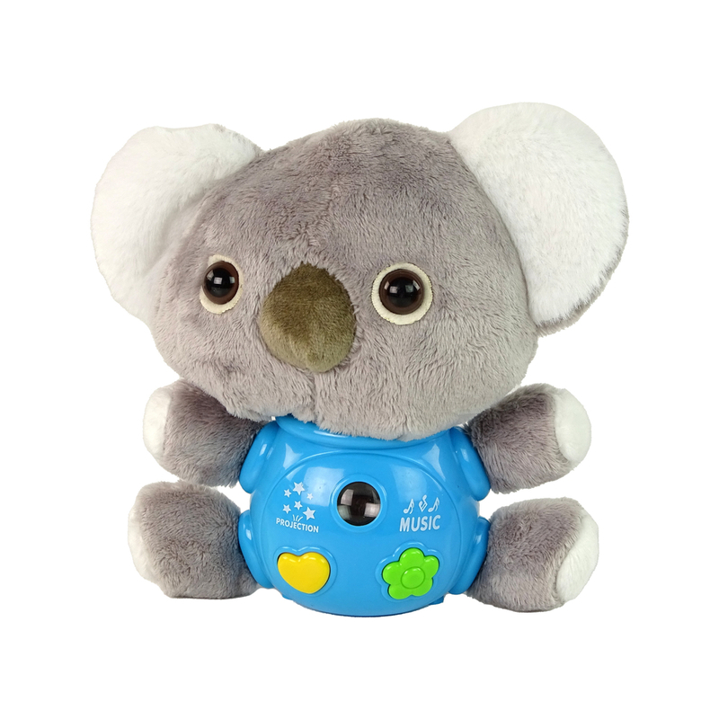Interaktīvā plīša rotaļlieta - koala, pelēka