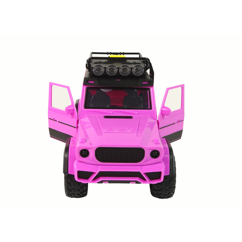 SUV 1:14 ar berzes pārnesumu, rozā krāsā