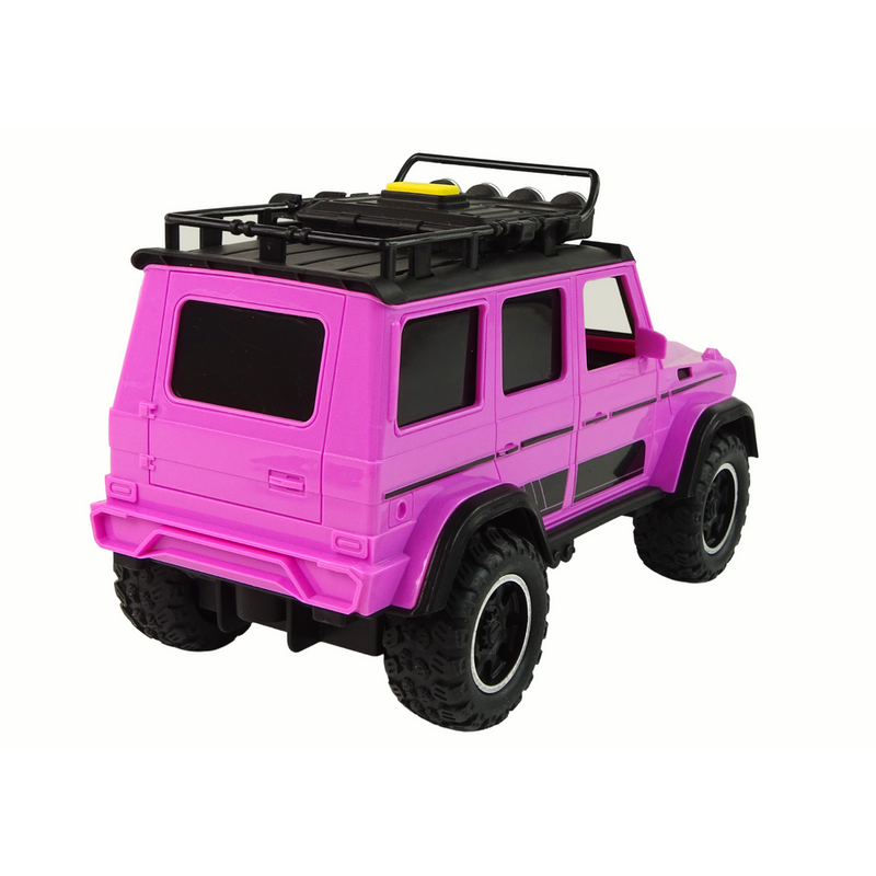 SUV 1:14 ar berzes pārnesumu, rozā krāsā