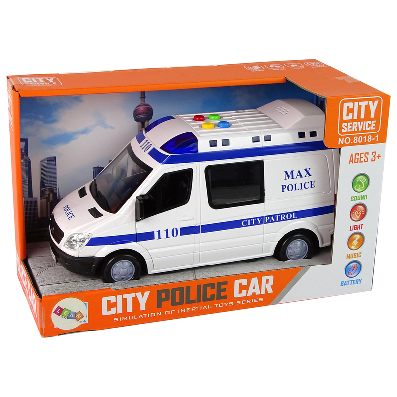 Interaktīvā policijas automašīna