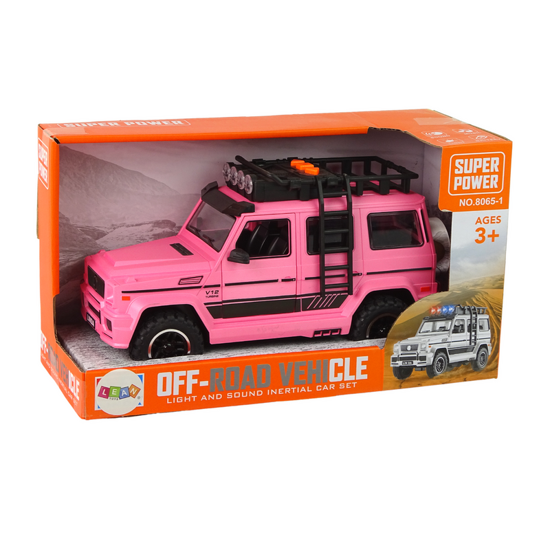 Rotaļlieta SUV, 1:14, rozā krāsā