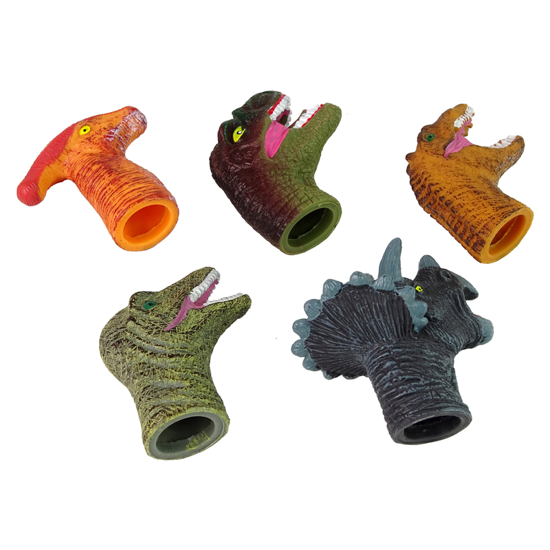 Pirkstu lelles, krāsaini dinozauri