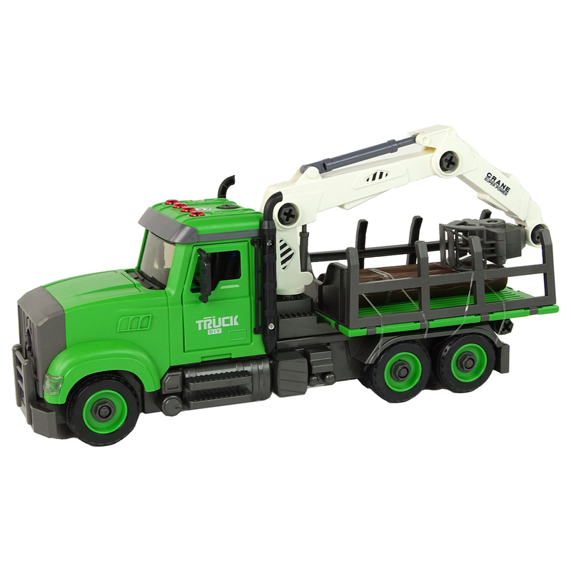 Rotaļlietu mežizstrādes kravas automašīna