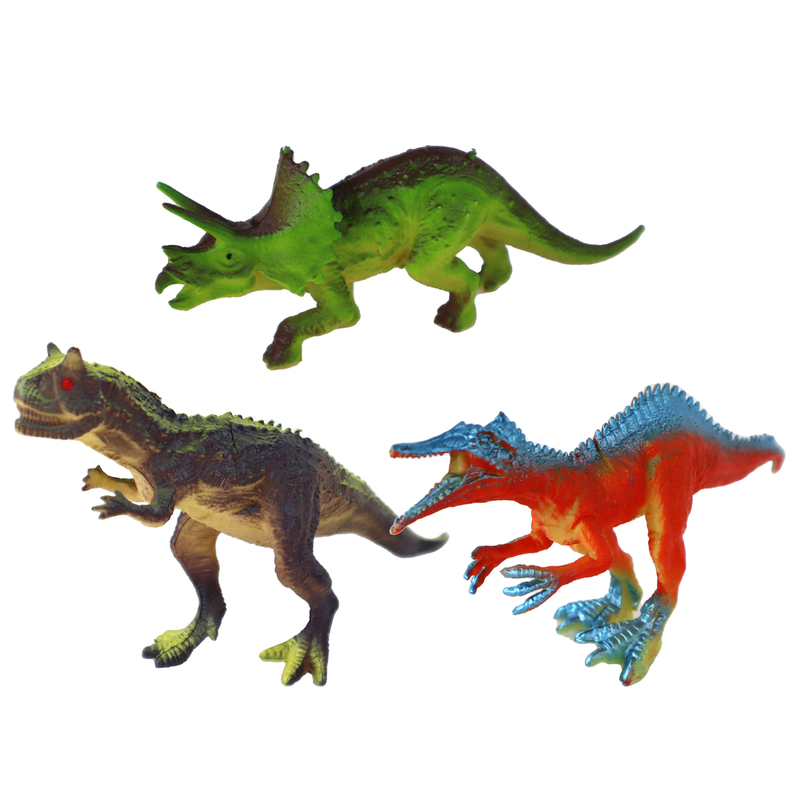 Dinozauru figūriņas ar piederumiem, 6 gab.