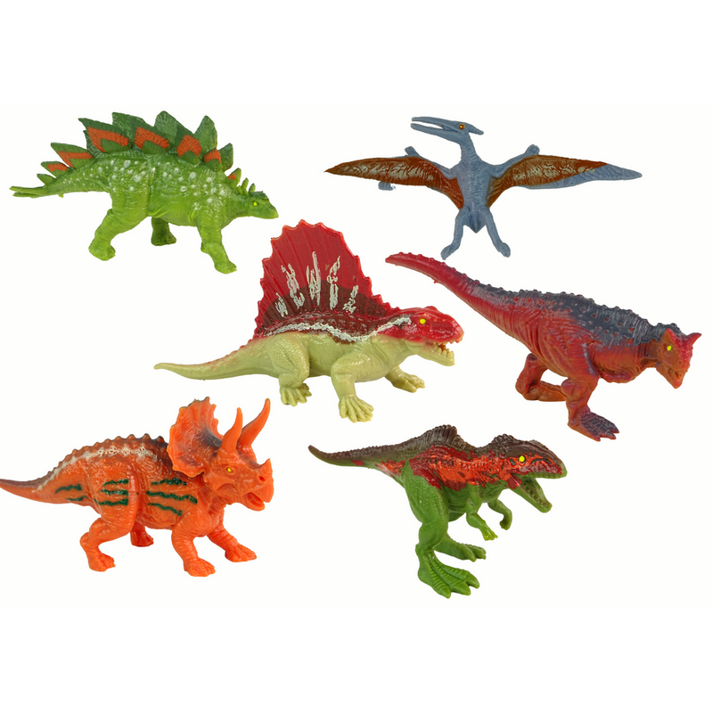 Dinozauru figūriņu komplekts, 6 gab, B