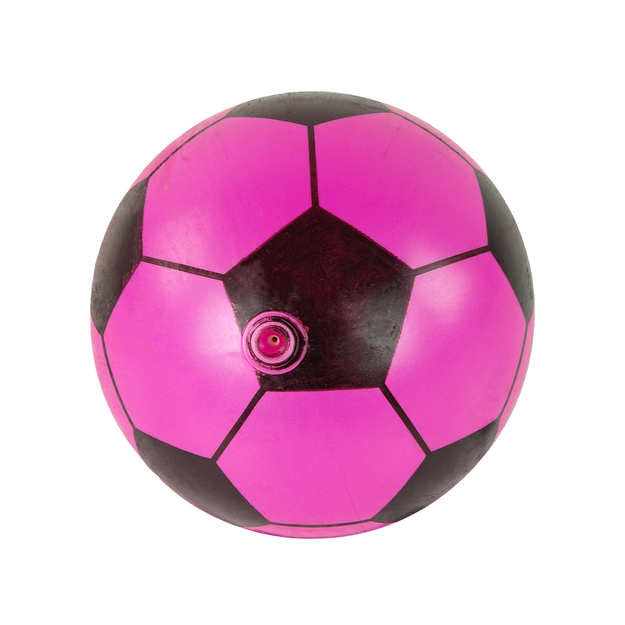 Gumijas bumba, 23 cm, rozā krāsā