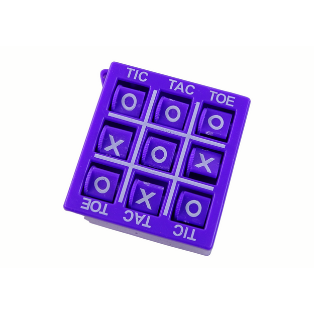 Tic-tac-toe spēle 4,5 cm, violeta krāsā