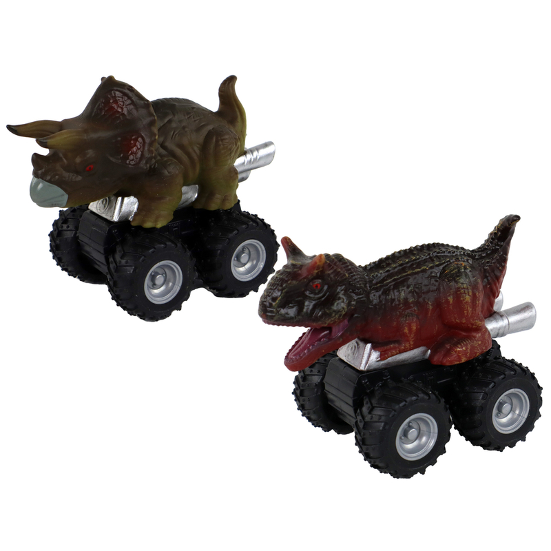 Rotaļlietu auto - dinozaurs, 1 gab.