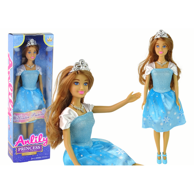 Anlily Princess lelle zilā kleitā