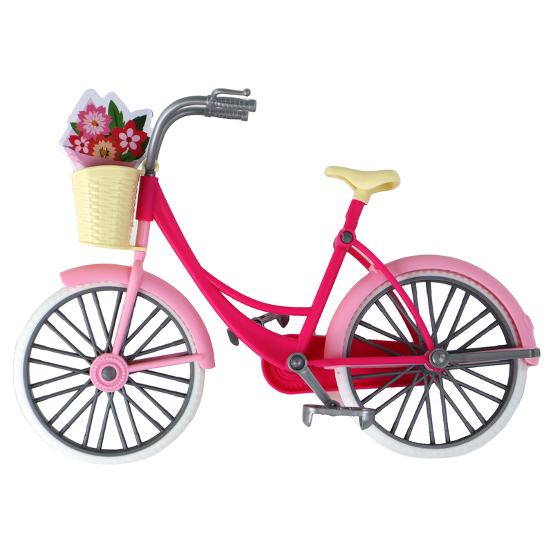 Anlily lelle ar velosipēdu