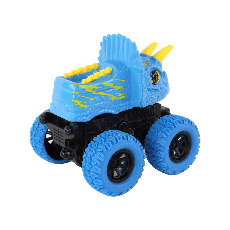 Rotaļlietu auto - Triceratops, zils