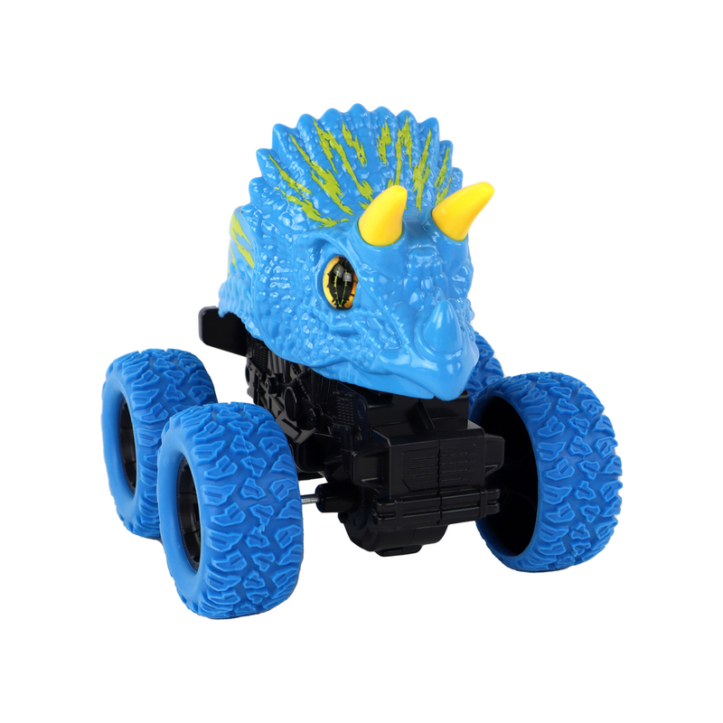 Rotaļlietu auto - Triceratops, zils