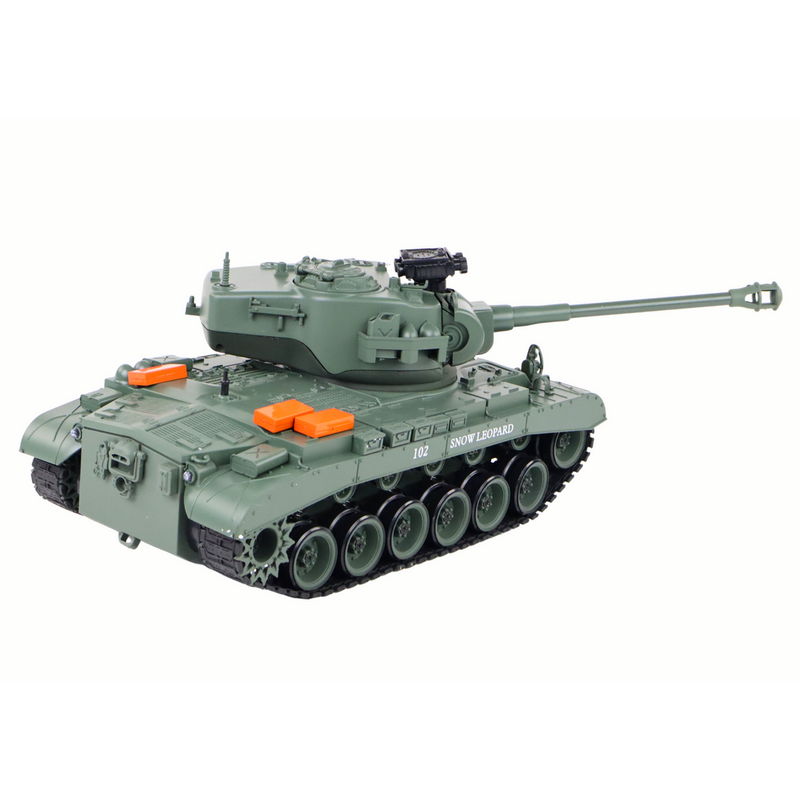 Tālvadības tanks Leopard, 1:18, pelēks