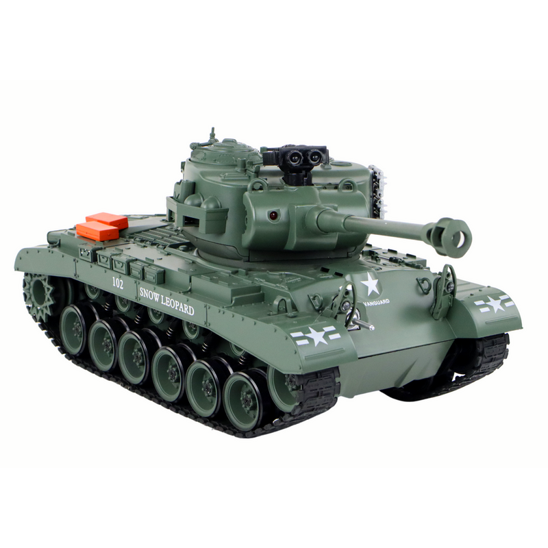 Tālvadības tanks Leopard, 1:18, pelēks