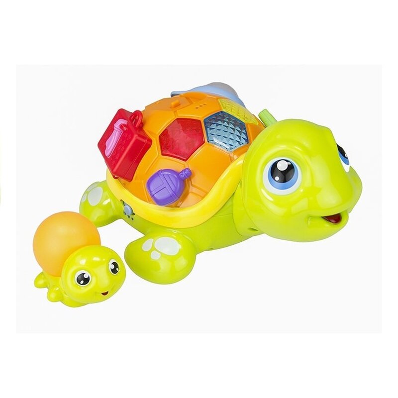 Krāsains interaktīvs bruņurupucis