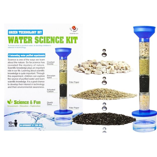 Zinātniskais ūdens filtrēšanas komplekts