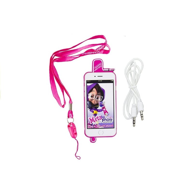 Bērnu karaoke mikrofons, rozā