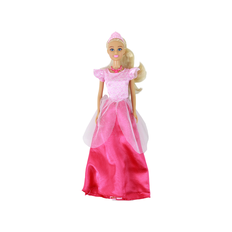 Anlily princese lelle rozā kleitā