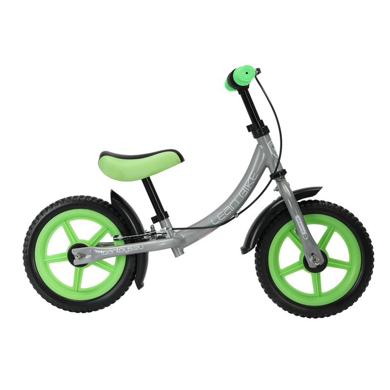 powermat trīsriteņu līdzsvara velosipēds, zaļš
