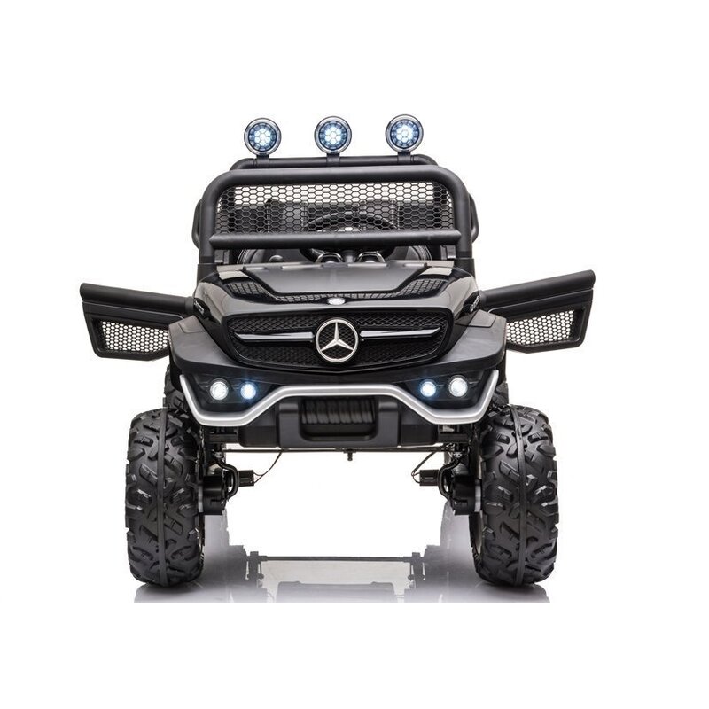 Bērnu vienvietīgs elektromobilis  Mercedes Unimog S, melns