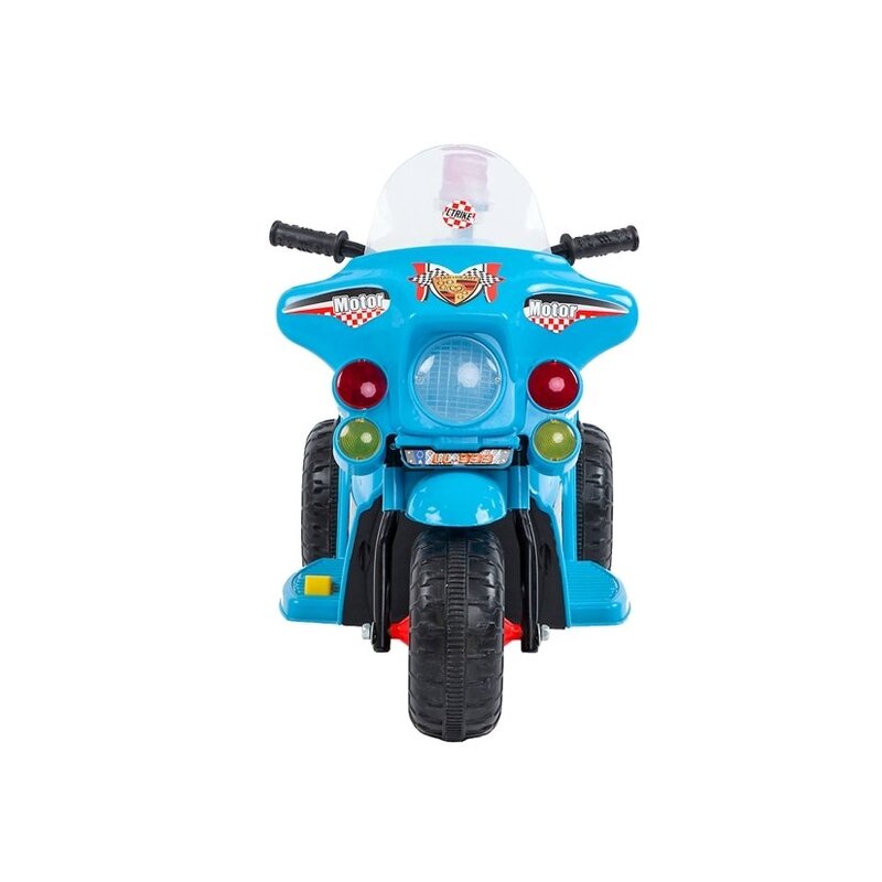 Bērnu elektriskais motocikls, zils