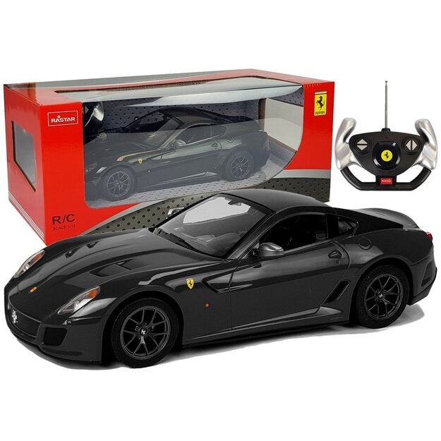 Tālvadības automašīna Ferrari, melna