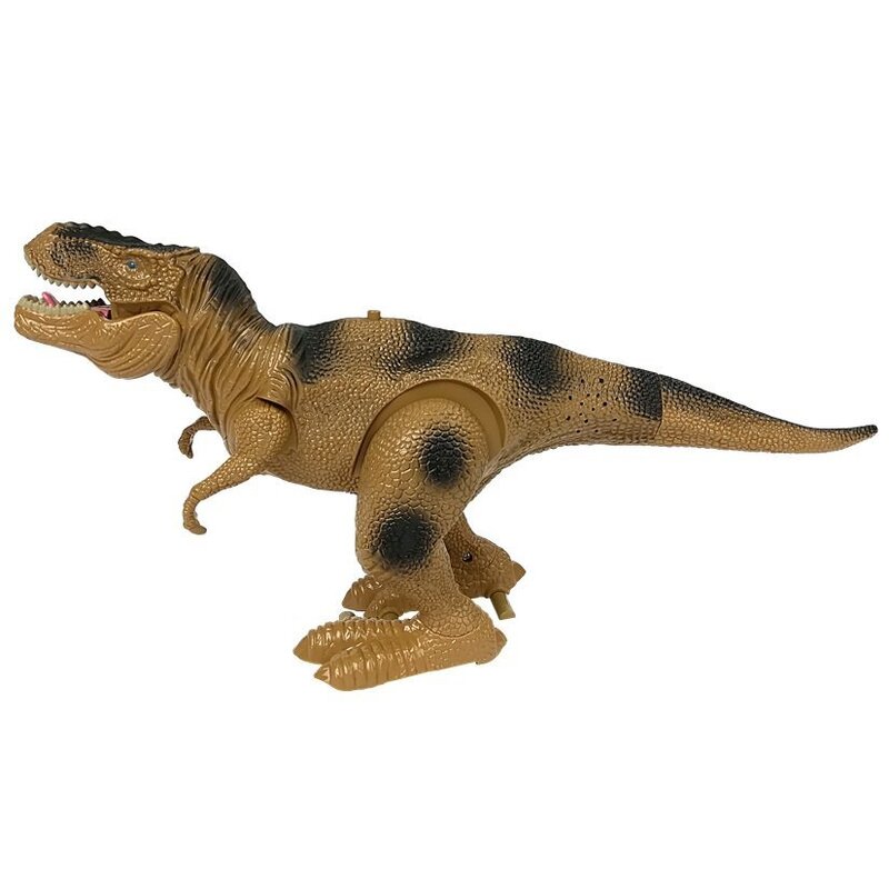 Kustīgs dinozaurs Tiranozaurs  ar skaņas un gaismas efektiem, zaļš