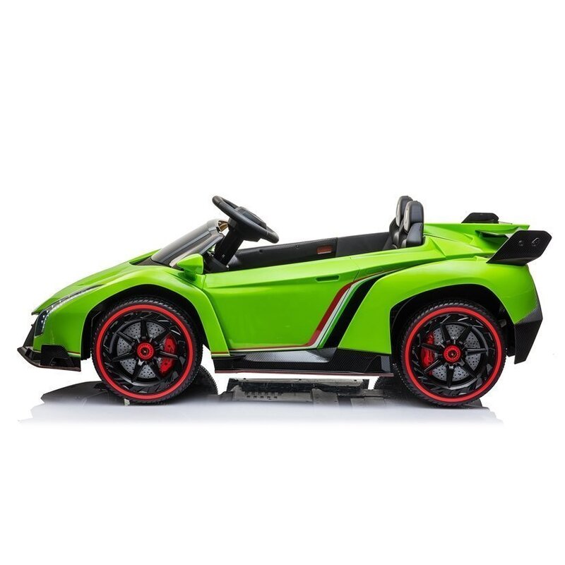 Bērnu elektromobilis Lamborghini Veneno MP4, zaļš