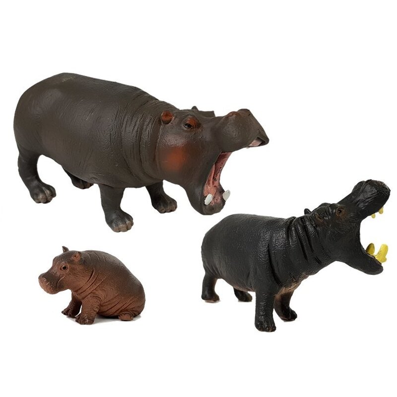 Safari dzīvnieki (Hipopotams, gorilla)