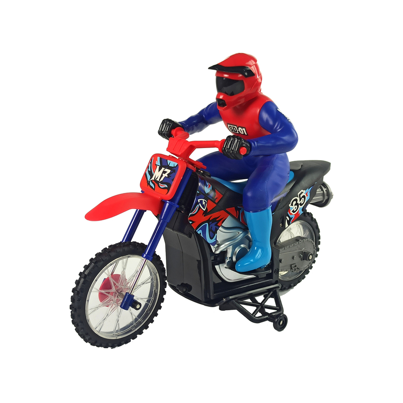 Tālvadības motocikls, zils 