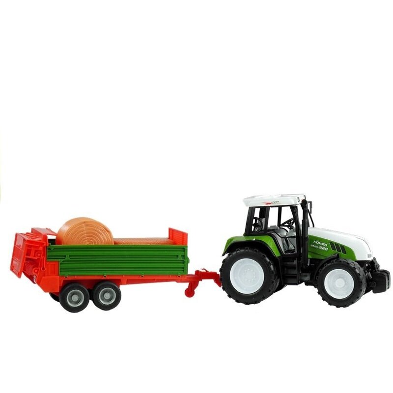 Liels traktors ar piekabi, 65 cm