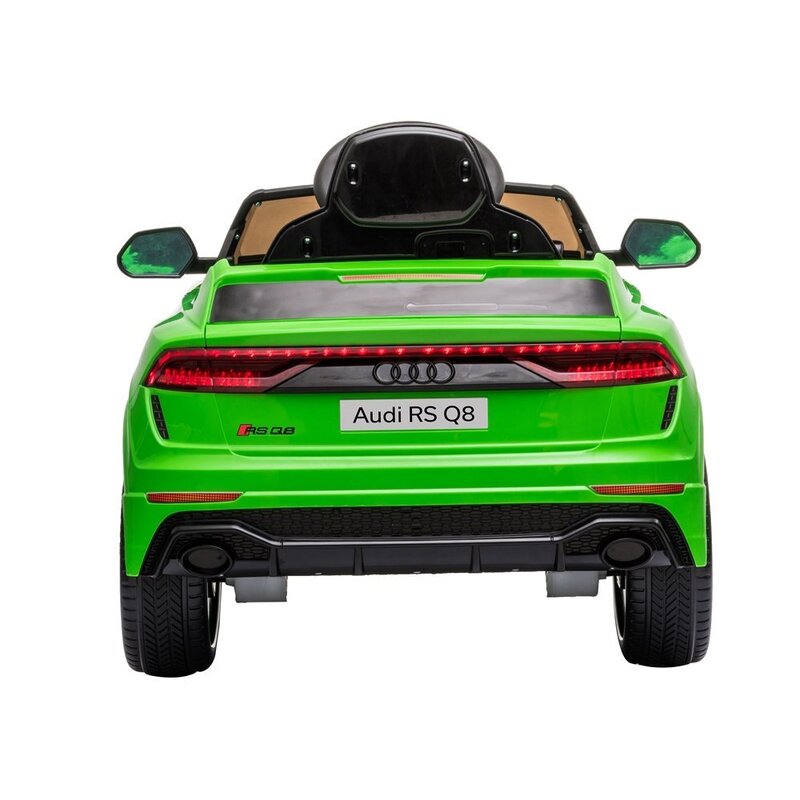 Vienvietīgs elektromobilisAudi RS Q8, zaļš