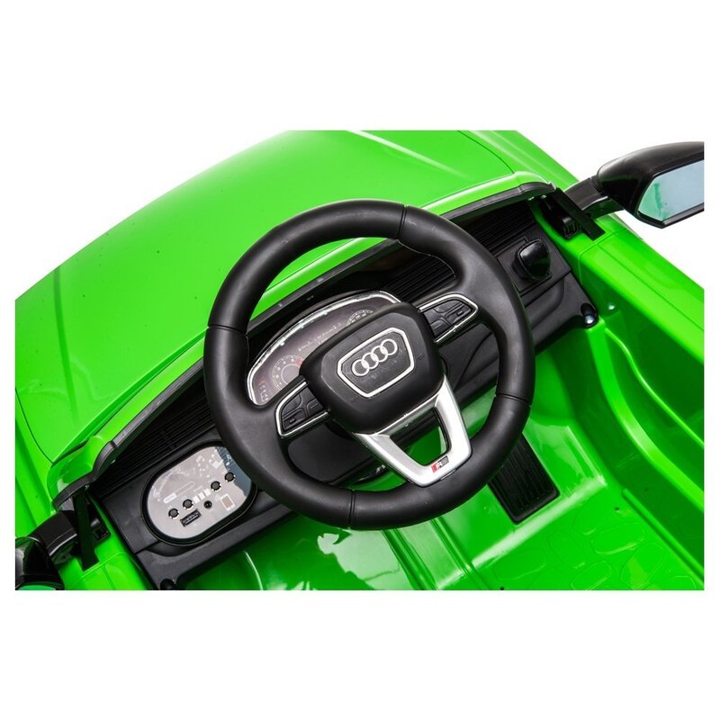 Vienvietīgs elektromobilisAudi RS Q8, zaļš