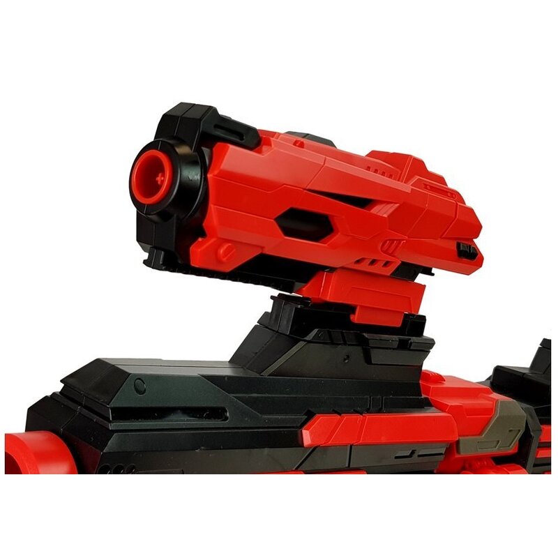 Liels rotaļu ierocis ar mīkstām lodēm "Soft Bullet Gun", sarkans ar melnu
