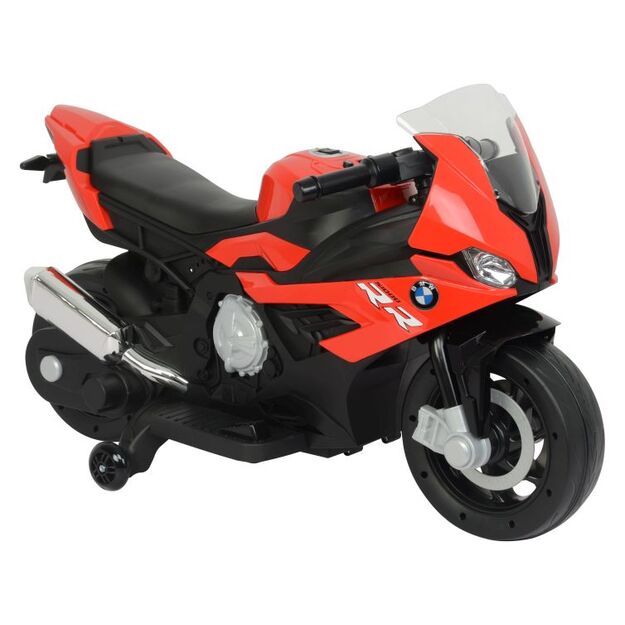 Bērnu elektriskais motocikls - BMW S1000RR, sarkans