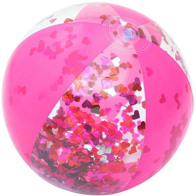 Piepūšamā pludmales bumba 41 cm, rozā