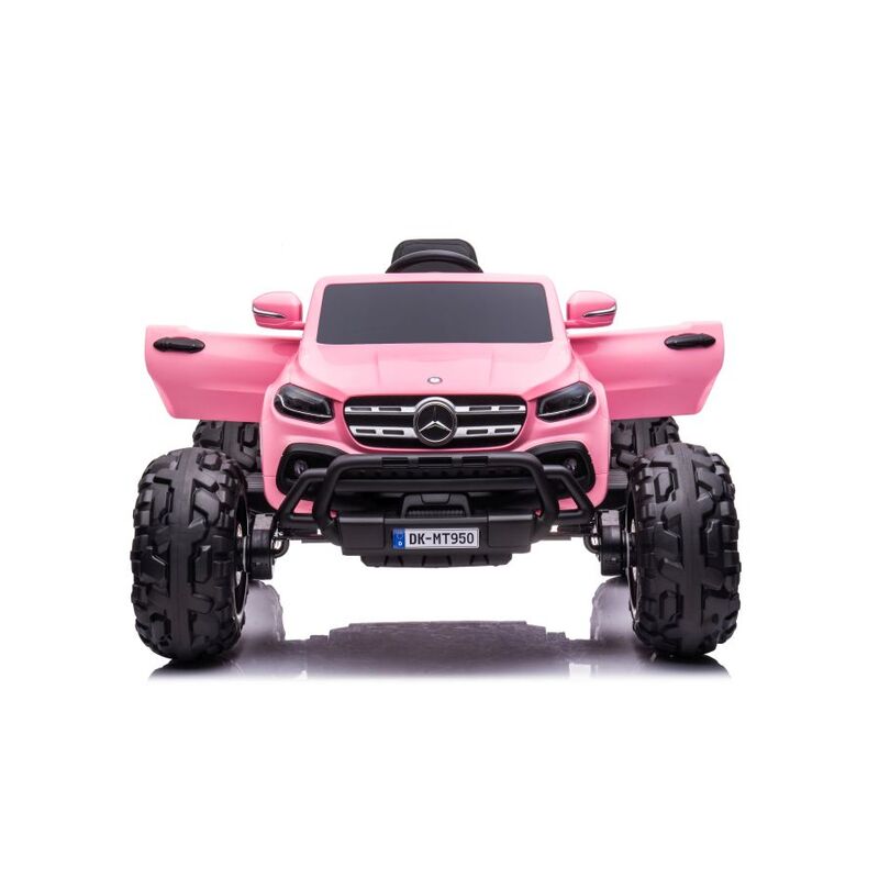 Bērnu vienvietīgs elektromobilis Mercedes DK-MT950 MP4, gaiši rozā