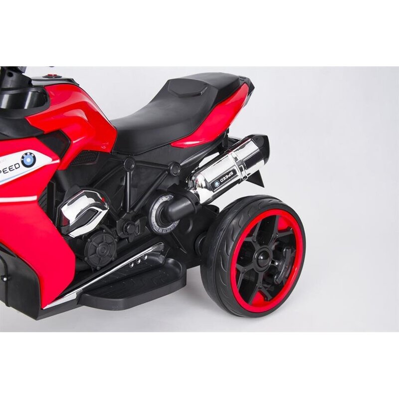 Bērnu elektriskais motocikls - Speed, sarkans