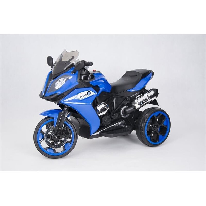 Bērnu elektriskais motocikls - Speed, zils