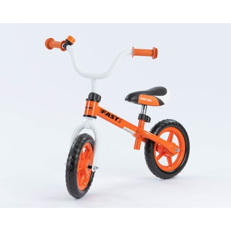 Līdzsvara velosipēds - Baby Mix Fast, 10 collas, oranžs