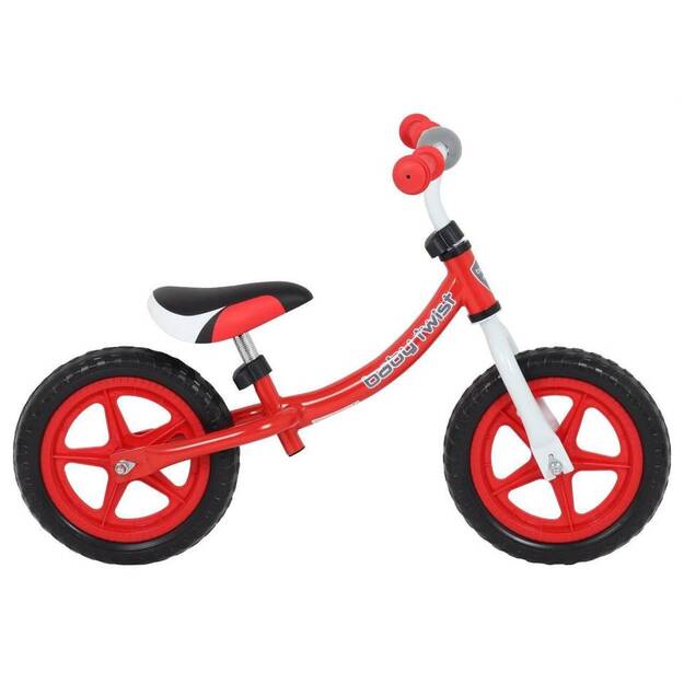 Līdzsvara velosipēds - Baby Twist, 12 collas, sarkans