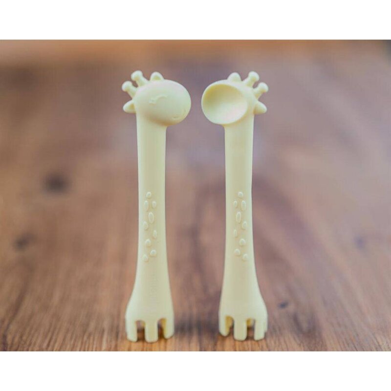 Silikona zobgrauzis - Žirafe