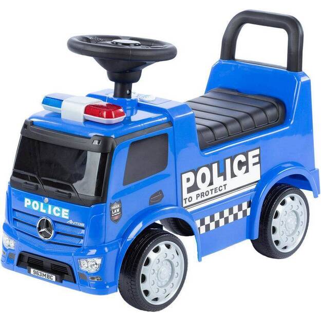 Stumjamā policijas automašīna Mercedes, zila