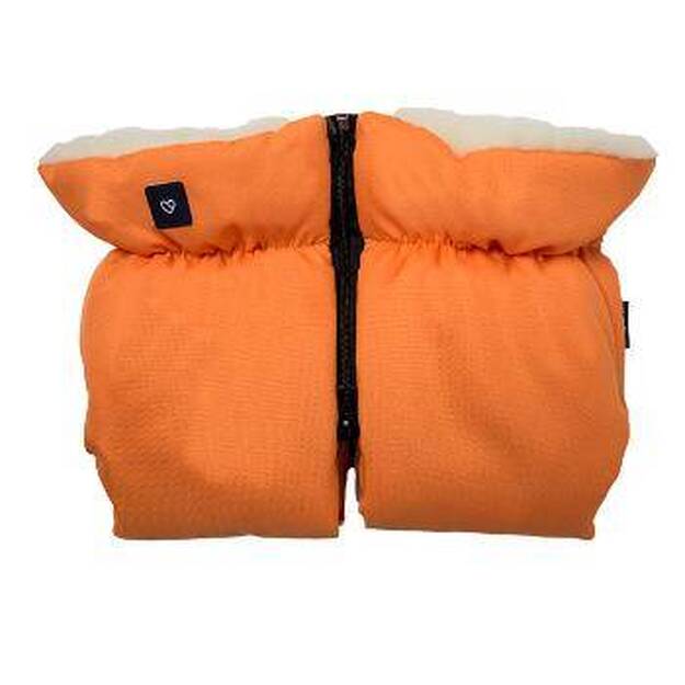 Sleep & Grow Bērnu ratiņu cimdi ar rāvējslēdzēju, oranži