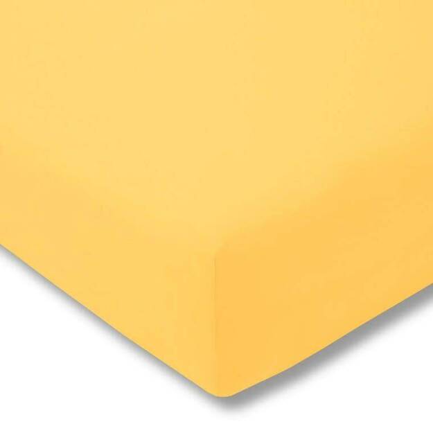 Loksne ar gumiju 140x70 cm, dzeltena