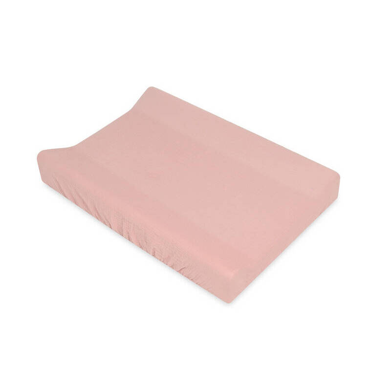 Pārtinamā galda muslīna pārklājs, rozā krāsā